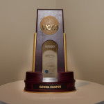 NCAA basketball trophy